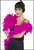 Hot Pink boas for Fancy Dress Parties, Gatsby Party, Flapper Costume Accessory, 1920's, Shop online or instore at Singapore Charlie Cairns Australia.