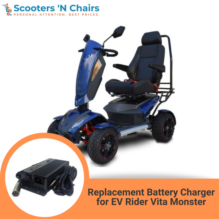 EV Rider Vita Monster Replacement Battery Charger - Interstate 24V 7Amp CHG0724