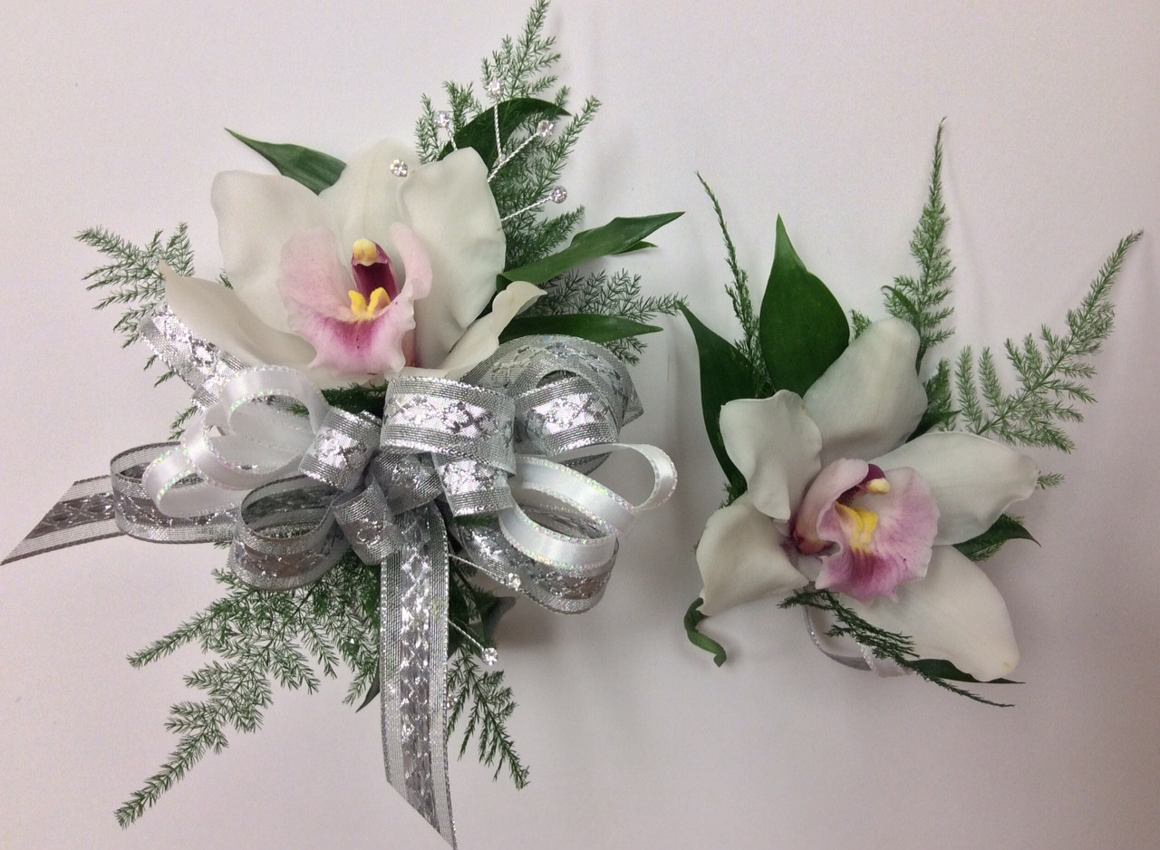 Cymbidium Orchid Corsage (Wristlet) in San Diego, CA