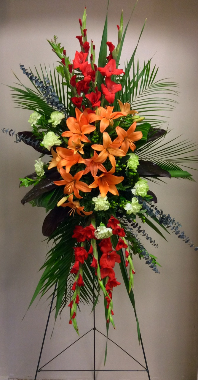 Shades of Sunset Garden Easel