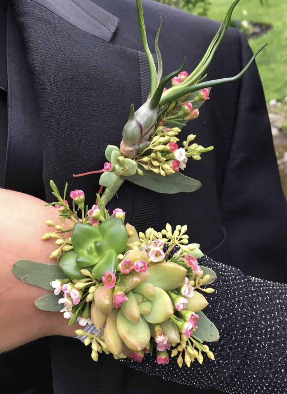 Succulent Cuff Bracelet - Charleston Flower Market