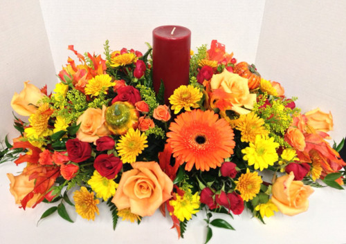Autumn Splendor Oval Centerpiece