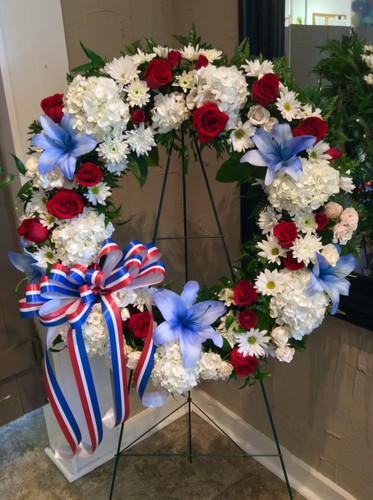 Patriotic Tribute Wreath