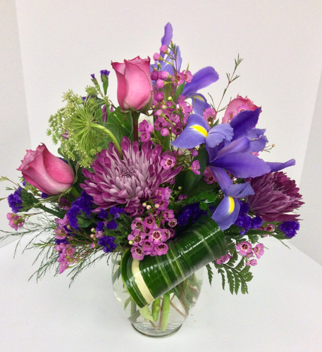 Lavender Blue Fresh Vase