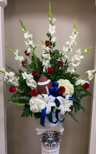 Celebration of Life Arrangement for the Football Fan