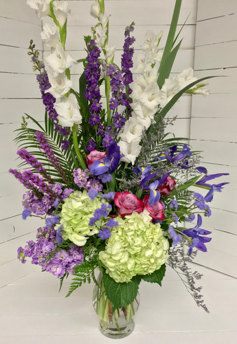 Gorgeous Large Purple Garden Vase