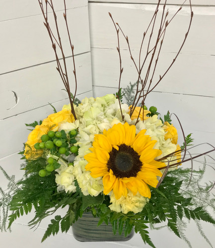 Sunflower and Berry Cube
