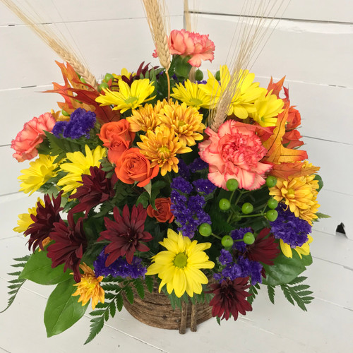 Pretty Autumn Centerpiece Basket