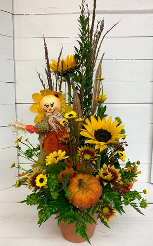 Pumpkin Harvest Fresh Arrangement Pumpkin Harvest Fresh Arrangement