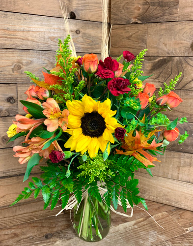 Beautiful Large Fall Mason Jar Beautiful Large Fall Mason Jar