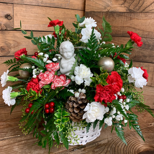 Christmas Angel Fresh Basket