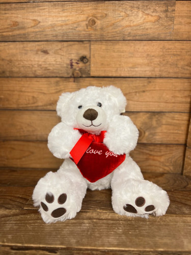 14" Vera Bear Holding "I Love You" Heart
