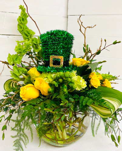 Lucky Leprechaun Bubble Vase