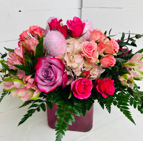 Pretty Pink Easter Cube