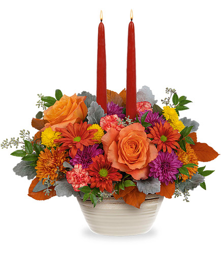 Teleflora's Rustic Chic Centerpiece