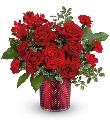 Teleflora's Radiant Crimson Bouquet