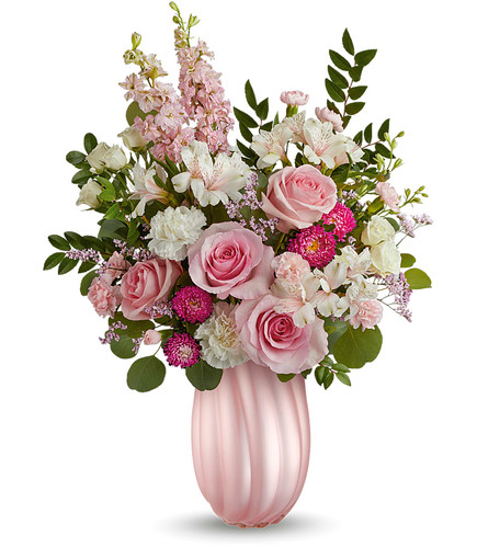 Teleflora's Swirling Pink Bouquet