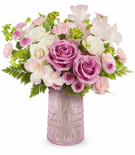Teleflora's Blush Blossoms Bouquet