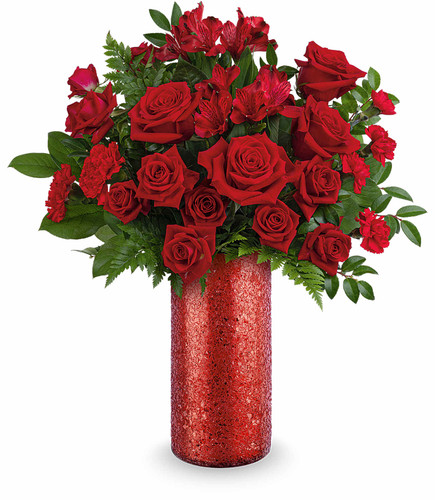 Teleflora's All My Rouge Bouquet