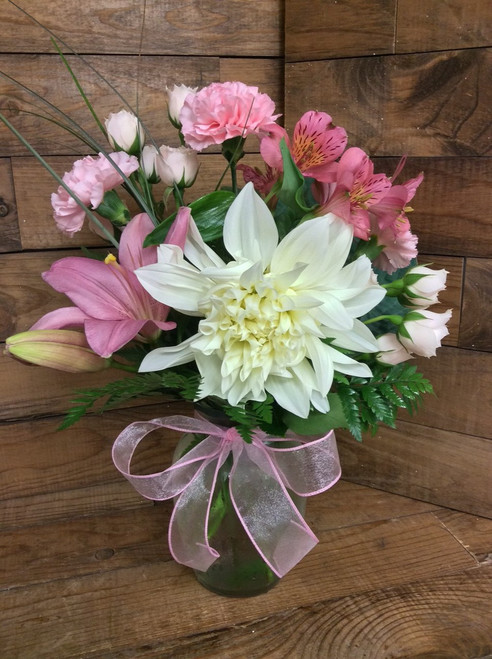 Dahlia Delight Vase