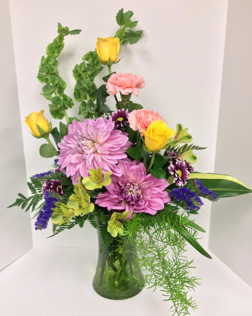 Dahlia Daydreams Mixed Vase