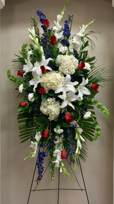 Red, White, and Blue Gorgeous Easel