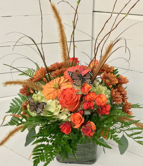 Autumn Butterfly Cube