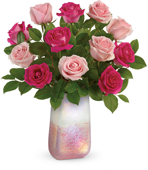 Teleflora's Rose Quartz Kisses Bouquet