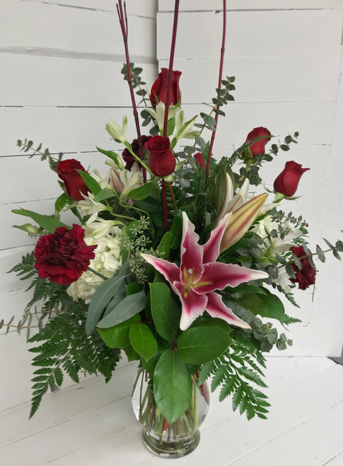 Stargazer Romance Fresh Vase
