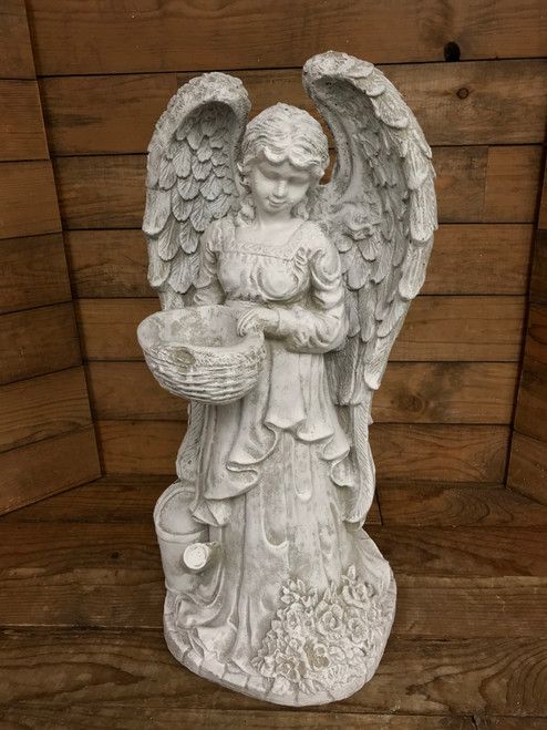 21” Large Angel Holding Basket 