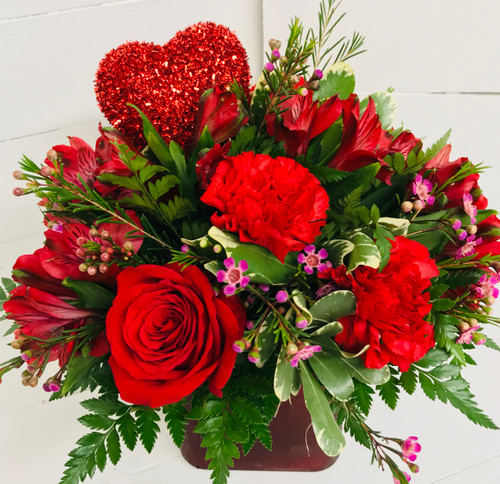 Glistening Heart Arrangement