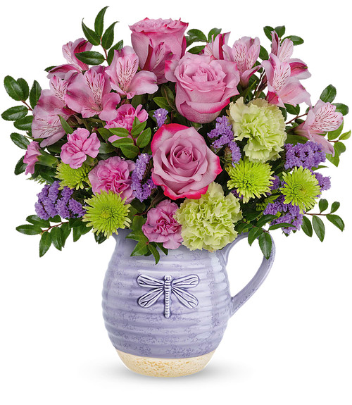 Teleflora's Whimsical Dragonfly Bouquet