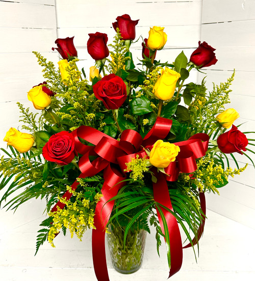 Love and Friendship 24  Roses Arrangement