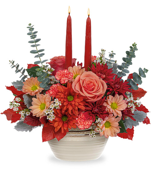 Teleflora's Artisanal Harvest Centerpiece
