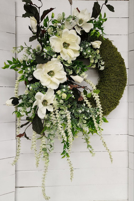 Magnolia Cascade Wreath