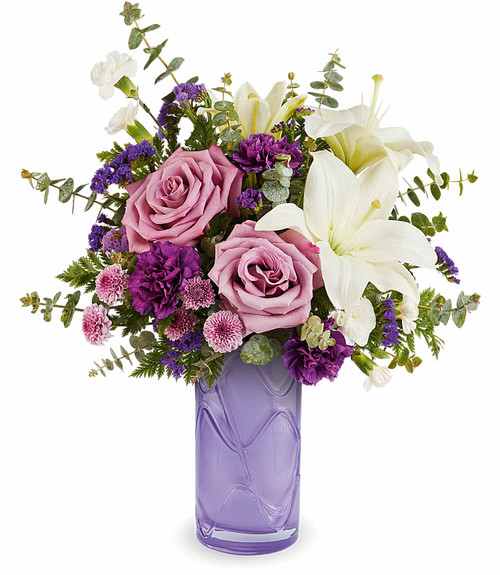 Teleflora's Mauvelous Bloom Bouquet
