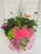 14" Decorative Patio Pot with Mixed Annuals & Bow