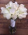 Creamy Calla and Rose Hand-tied Bouquet