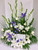 Elegant Remembrance Fresh Arrangement with Keepsake plaque