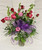 Deep Purple, Hot Pink, and Bright Red Two Dozen Premium Longstemmed Ecuadorian Roses Arranged