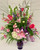 Gorgeous Pink and Purple Garden Vase