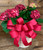 Raspberry Red 8” Hydrangea