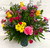 Fresh Cemetery Vase in Spring Colors