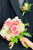 Blushing Pink Bridal Bouquet and Boutonnière Combo