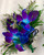 Bomb Blue Orchid Boutonnière 