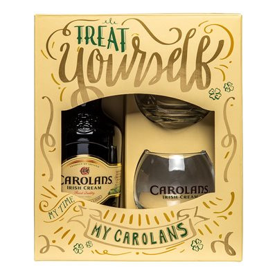 Carolans Irish Cream Liqueur Gift Set with Coffee Mug