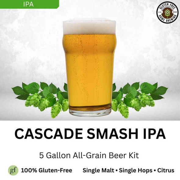 Cascade SMaSH IPA | 5 Gallon GF Beer Kit | All-Grain