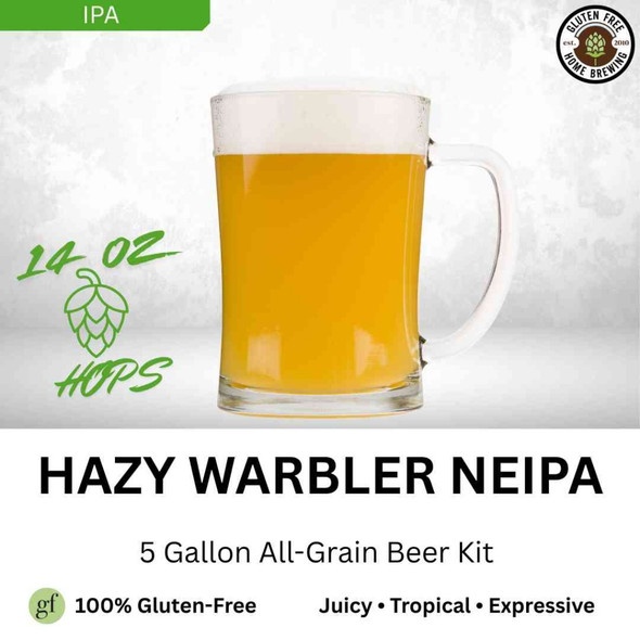 Hazy Warbler NEIPA | 5 Gallon GF Beer Kit | All-Grain