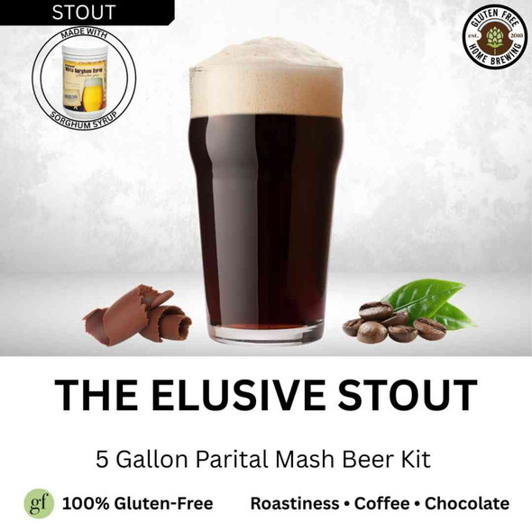 The Elusive Stout | 5 Gallon GF Beer Kit | Partial Mash