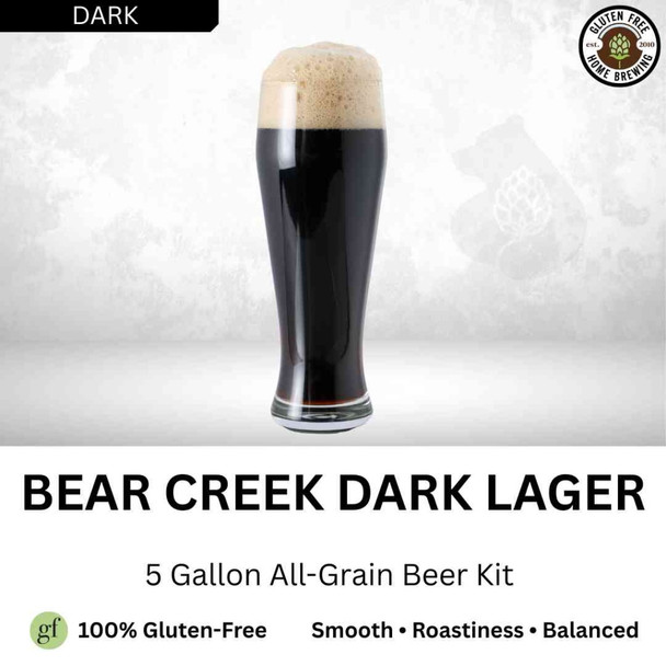 Bear Creek Dark Lager | 5 Gallon GF Beer Kit | All-Grain
